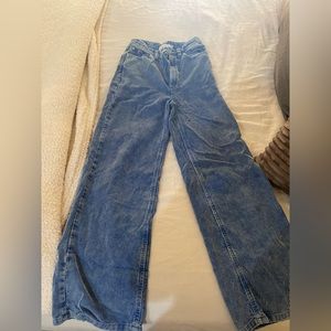 Blue corduroy pants